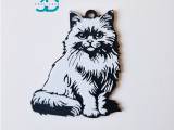 Chinchilla Persian keychain+magnet-0