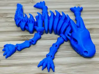 Articulated Dragon Skeleton — Flexible Fantasy Toy