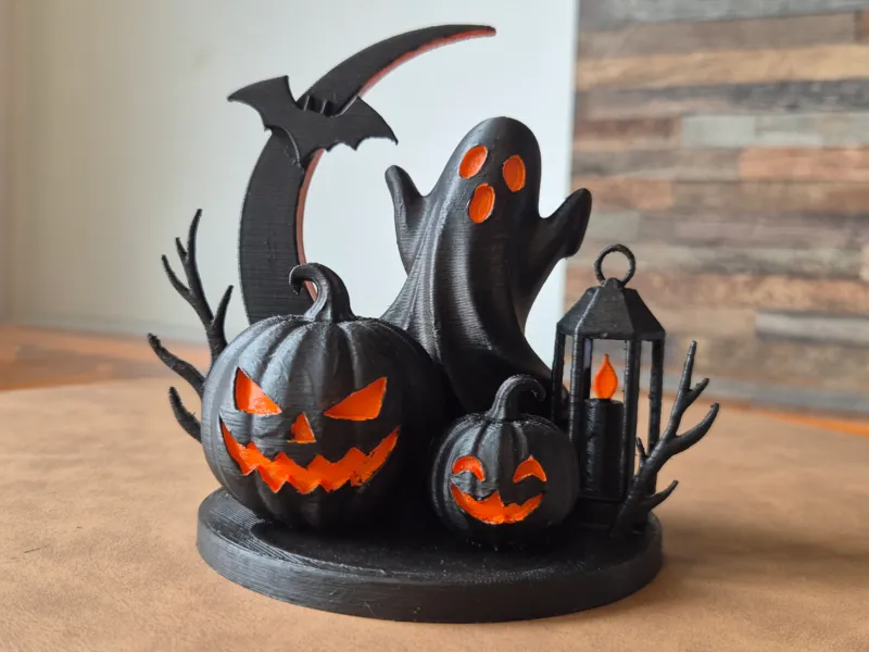 Decorațiune Halloween Fantomă și Dovleci