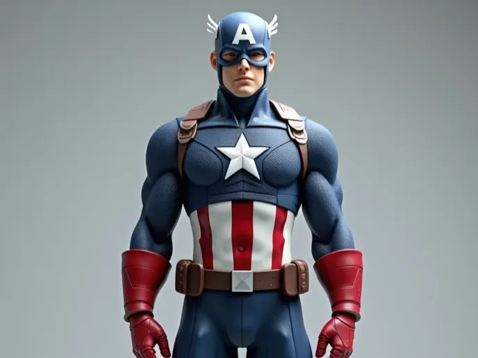 Modelo 18 - capitão america color