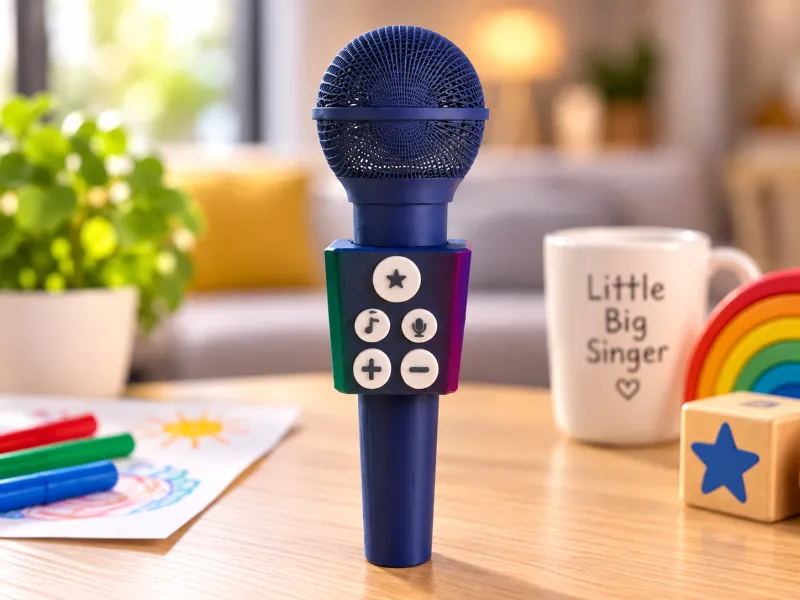 Microphone de karaoké pour enfants – Jouet à imprimer et jouer
