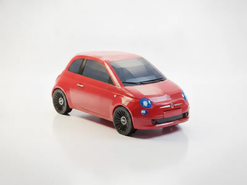 Fiat 500 Ultra Detailed Model