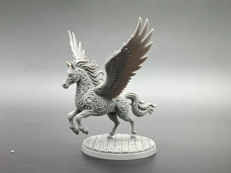 Figurilla decorativa de Pegaso alado Fantasía RPG
