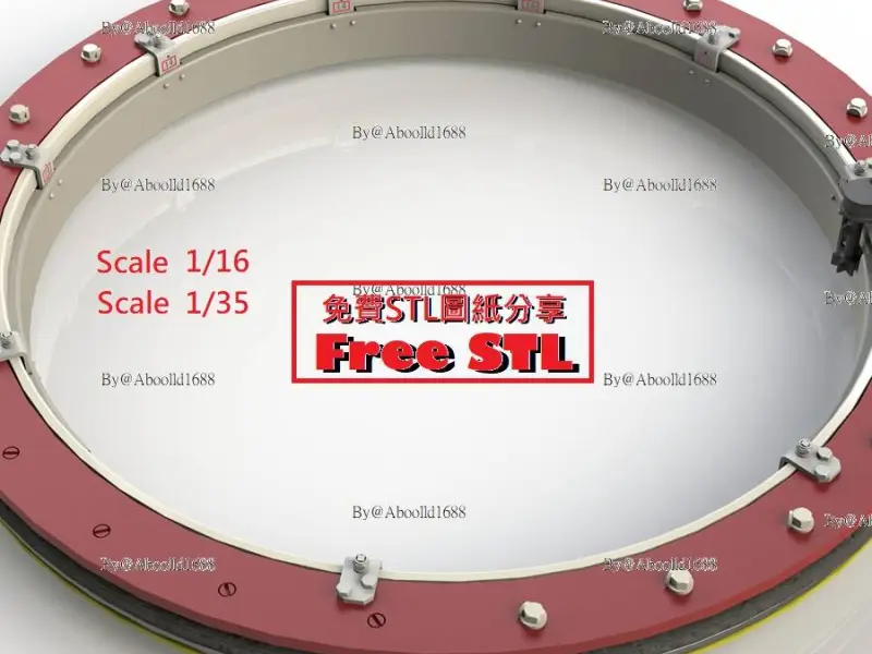Tiger Tank Early Production Turret Seat Ring.(STL-35-16)