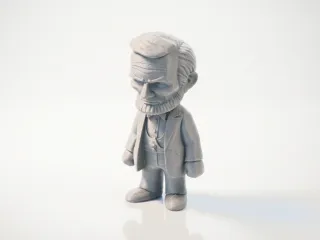 Abraham Lincoln Figurine Historical 3D Printable