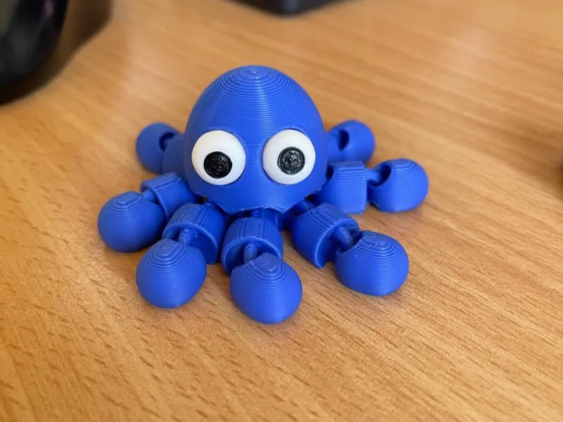 Schattige mini gelede octopus