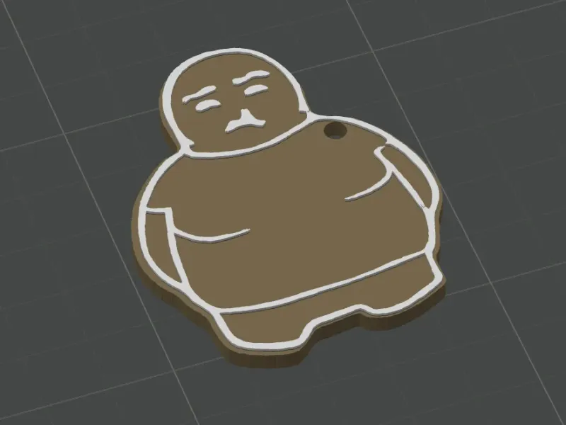 Perníček Grundza / Free Grundza - keychain