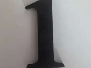 Number 1 for wall