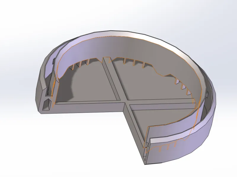 Ventilated cover (DIA 100)