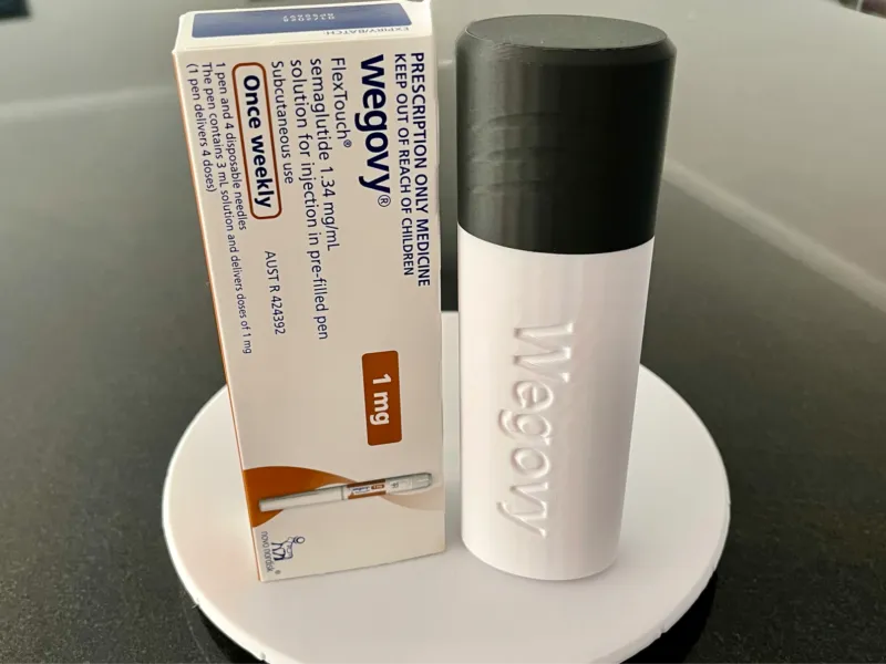 Supporto / Custodia per penna preriempita Wegovy FlexTouch e aghi