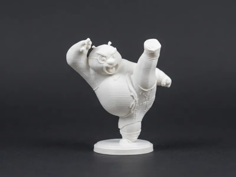 Po – Modelo 3D do Chute Alto de Kung Fu Panda