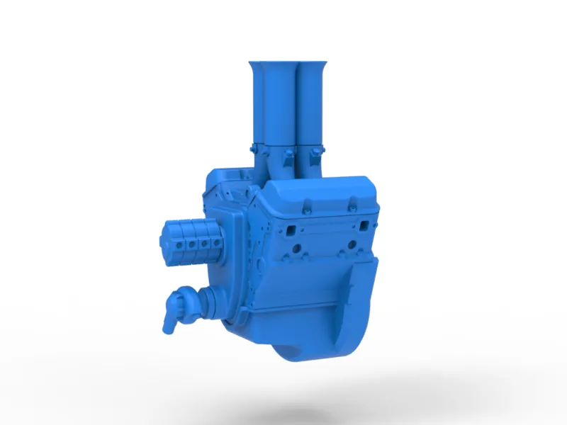 Engine V4 Scale 1:25