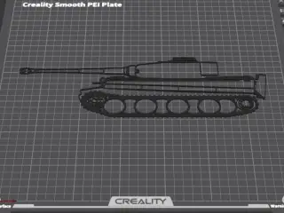 TIGER 1 TANK #1 | 2D WALL ART