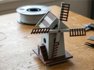 Desktop Decorative Model Windmill