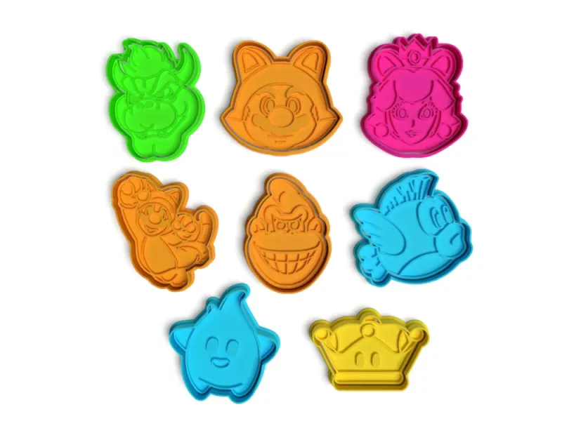 Molde de galletas de Mario Bros Nintendo