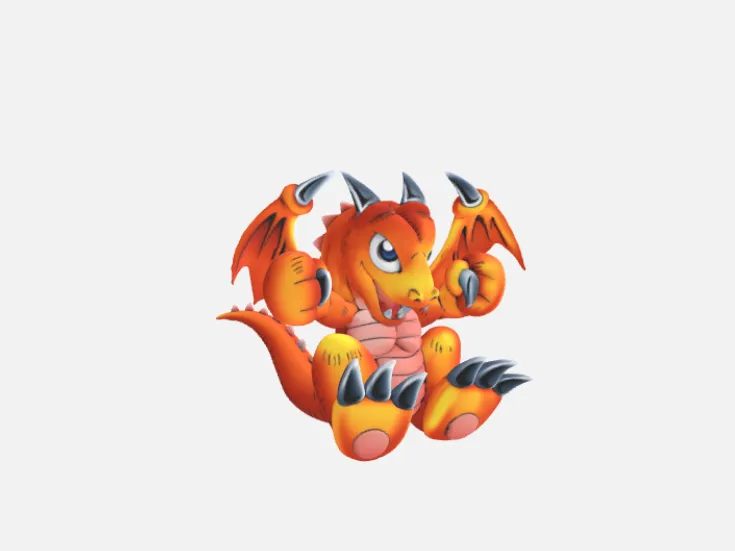 dragão bebe yu-gih-oh