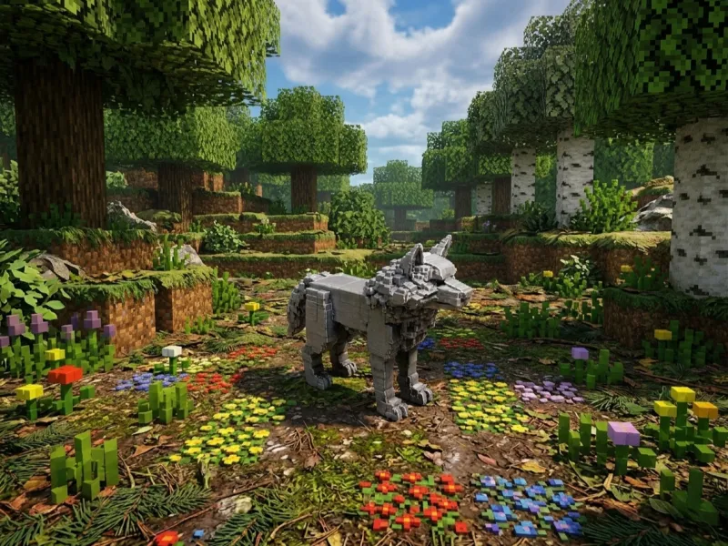 Pixel Wolf
