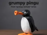 Grumpy Pingu From Grumpy Animals Collection-0