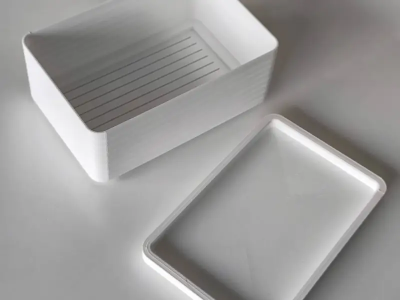 Muntpot met schaal – Minimalistische plantenbak 15x6,5x10 cm