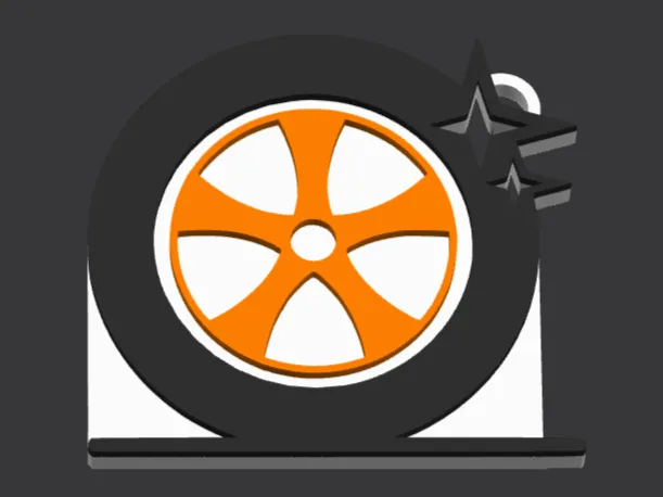 Clean Wheel keychain