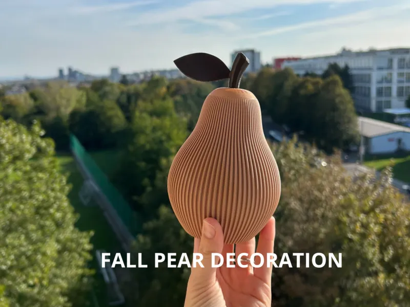 Ribbed Pear – Modern Autumn & Home Decor