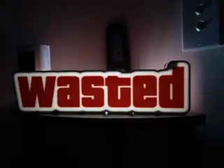 GTA “WASTED” LED LIGHTBOX