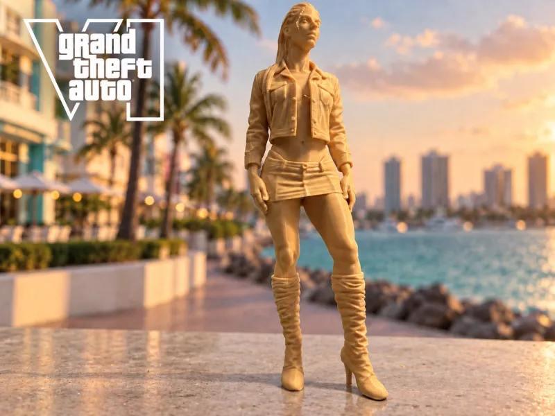 Lucia Caminos - Open Jasje - GTA VI-figuur