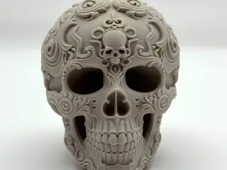 Pattern Skull Decoration