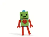 Small Robot Pendant with Movable Limbs-0