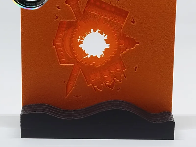 Venetian Waves an elegant diorama holder