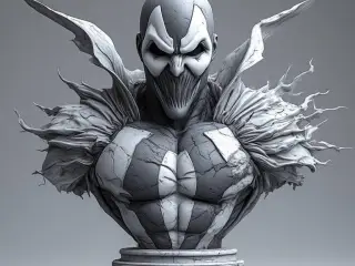 SPAWN FANART BUST