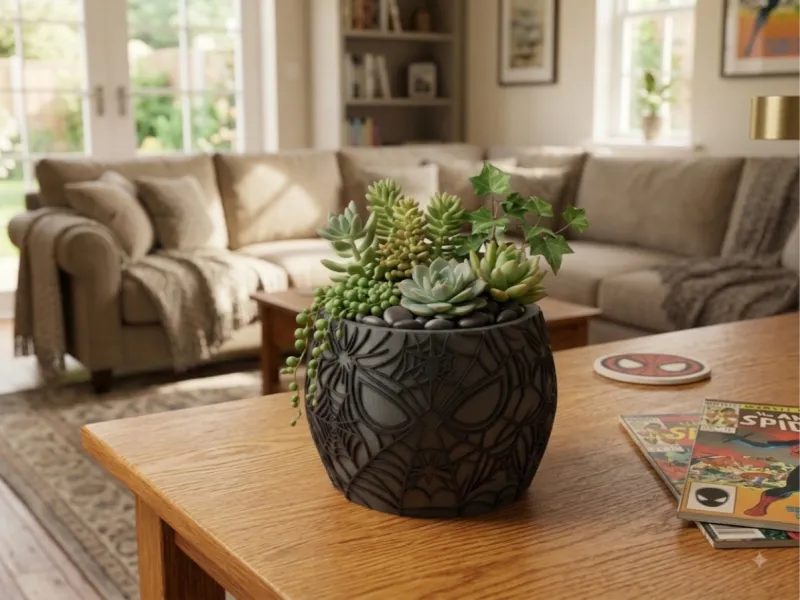 Pot de fleurs Spider-Grid