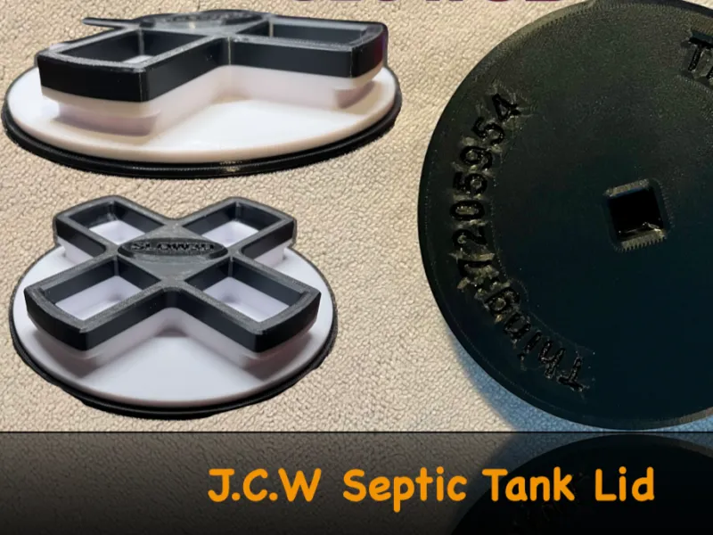 J.C.W. Office Works Septic Tank Port Lid / Cover