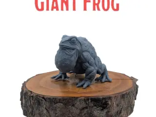 DnD TTRPG Giant Frog Miniature