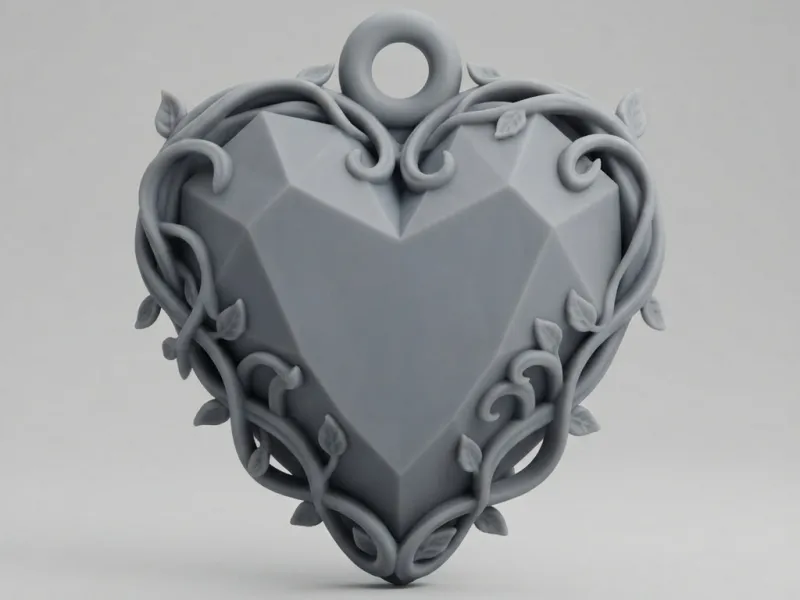 Key Chain design  Love Heart