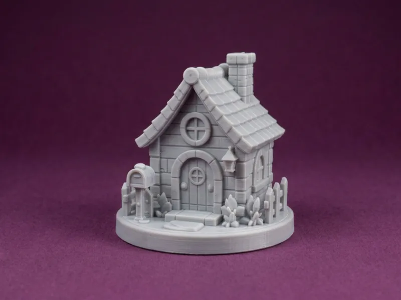 Cozy Fantasy Cottage Figurine