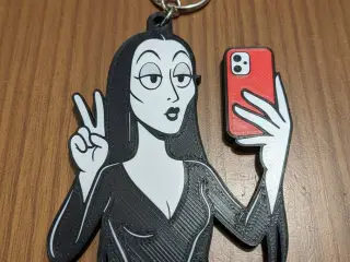 Keychain - Morticia Adams - 3mf