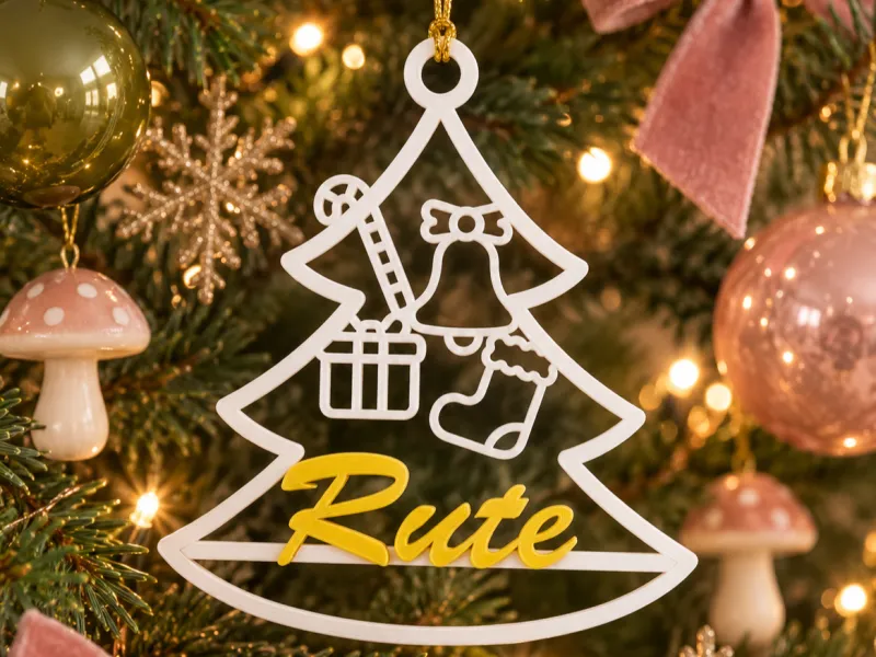 ツリー型クリスマスオーナメント ルーテ