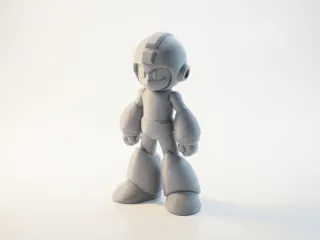 MegaMan Figurine Gaming Collectible 3D Printable