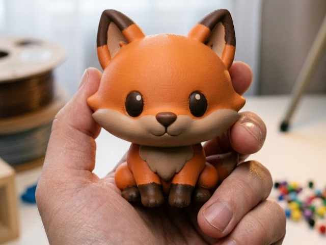 cute fox | 3D Models | Creality Cloud