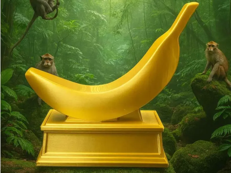 Banana Trophy statue