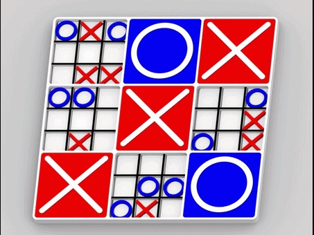 Ultimate Tic Tac Toe - Thin Print