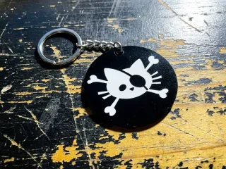 Keychain pirate _ kitty