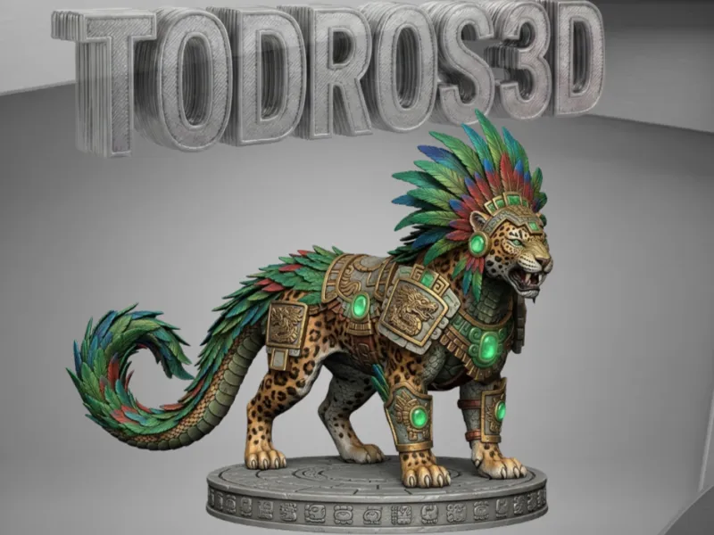 Jaguar Acorazado Espiritual Mitología Azteca