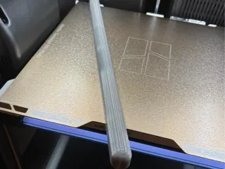 Cover rail with end
