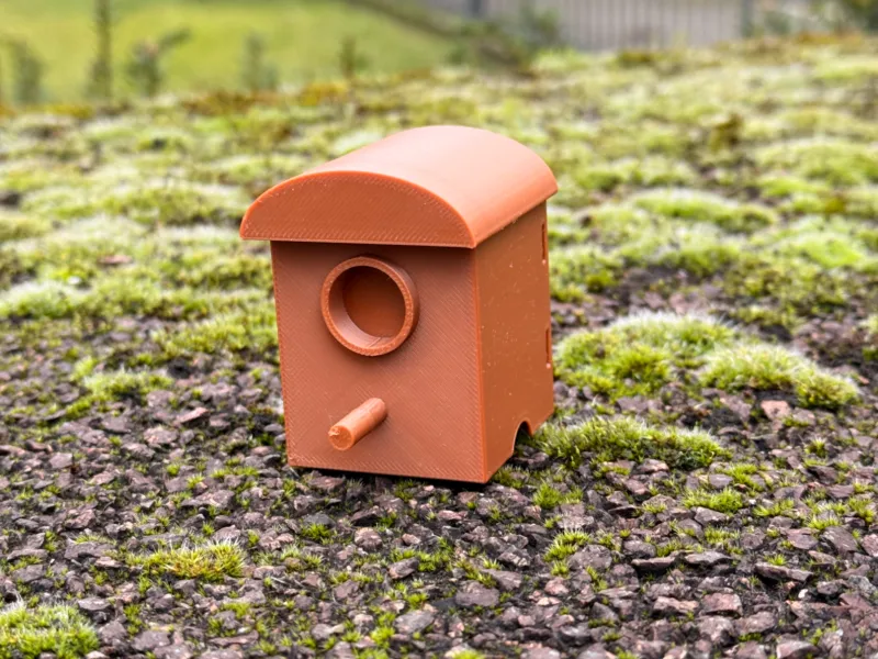 Nascondiglio per Geocaching Mini Uccelliera per contenitore di rullino -