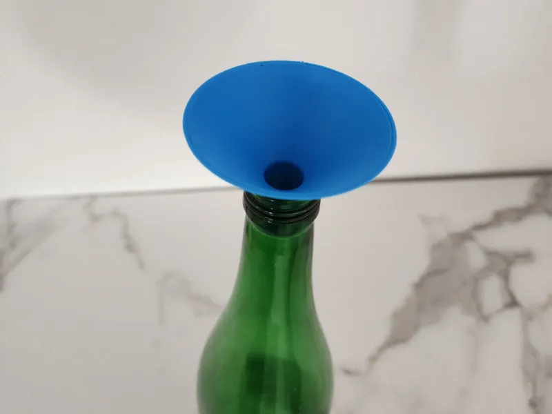 Bottle Funnel, 65 mm Wide Mouth with 16 mm Spout