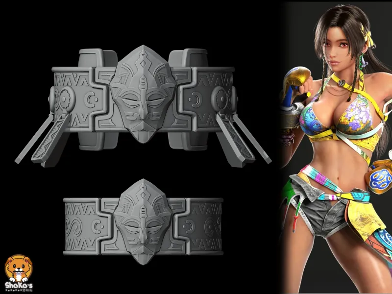 Mairy Zo - Bracelet and Anklet - Tekken Cosplay Prop