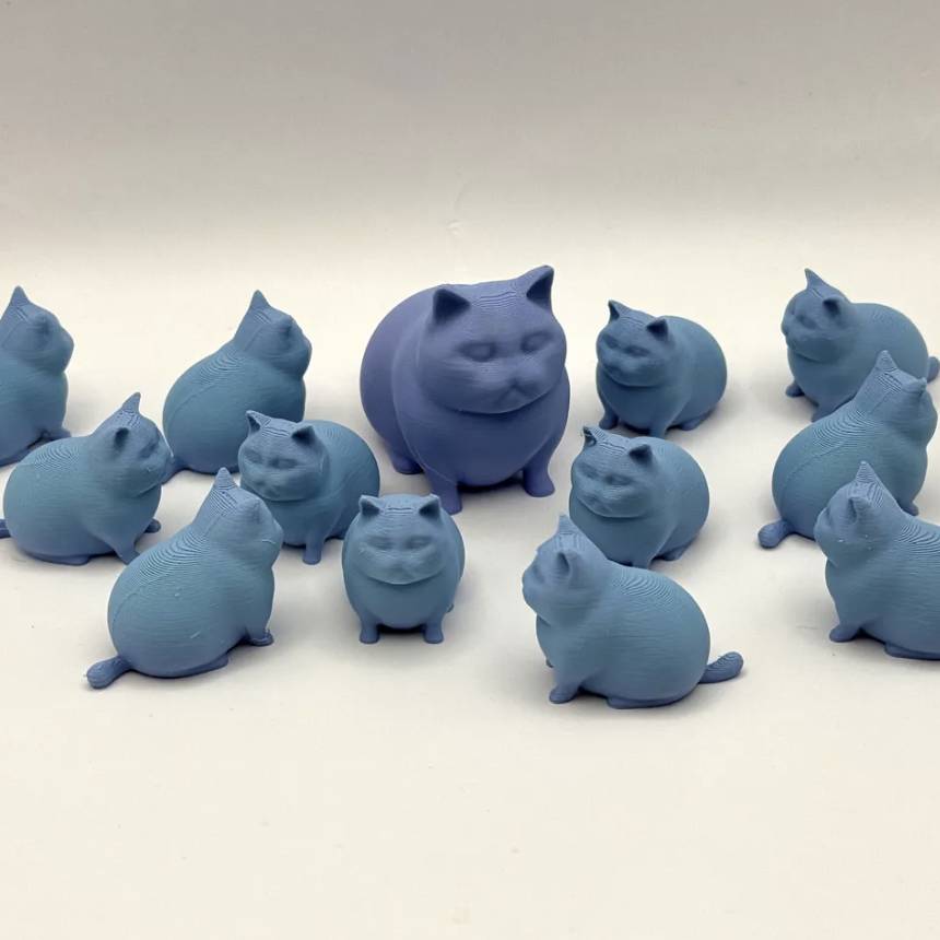 3D Printer Files | 3MF File | Cute Big Kitty | Creality Cloud