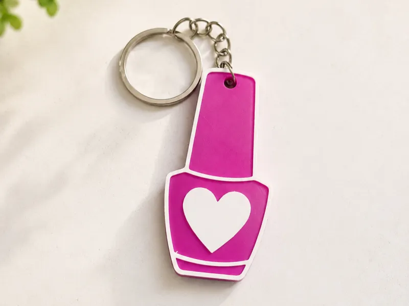 Chaveiro abridor de lata esmalte coração